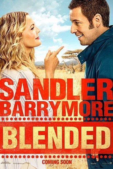 Two single-parent families together on vacation in the romantic comedy Blended
